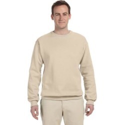 50/50 Nublend Fleece Men's Crew-Neck Sandstone Sweater