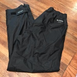 Columbia Pants | Columbia Omni-Tech Waterproof Pants | Color: Black | Size: S found on MODAPINS
