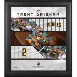 "Trent Grisham San Diego Padres Framed 15" x 17" Stitched Stars Collage"