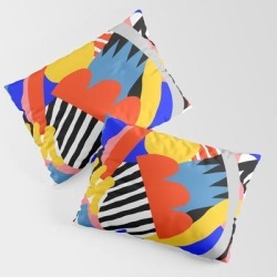 Holiday King Size Pillow Sham by Marcelo Romero - STANDARD SET OF 2 - Cotton