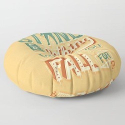 Floor Pillow | Make A Stand by Risa Rodil - ROUND - 30" x 30" - Society6