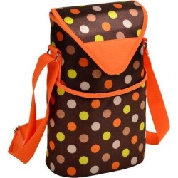 Picnic at Ascot Julia Wine/Water Bottle Tote Bag in Brown/Orange, Size 13.0 H x 7.75 W x 4.0 D in | Wayfair 412-JD found on Bargain Bro from Wayfair for USD $30.66