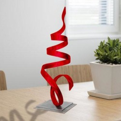 Orren Ellis Yevette Sculpture Aluminum in Red, Size 18.0 H x 7.0 W x 6.0 D in | Wayfair 127F98765AE1476F961BD54C4D4876D7 found on Bargain Bro from Wayfair for USD $147.43