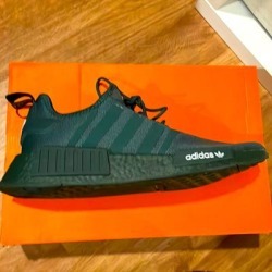 Adidas Shoes | Adidas Nmd R1, 10.5, Mineral Green Tennis Shoes | Color: Green | Size: 10.5