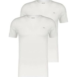 Diesel Herren T-Shirt UMTEE-RANDAL 2er-Pack, weiss, Gr. XL found on MODAPINS