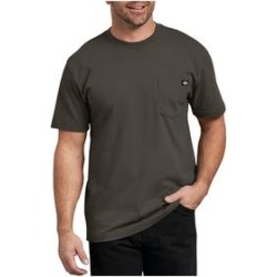 Men's Big & Tall Dickies Short Sleeve Heavyweight T-Shirt by Dickies in Black Olive (Size 4X) found on Bargain Bro from fullbeauty for USD $22.79