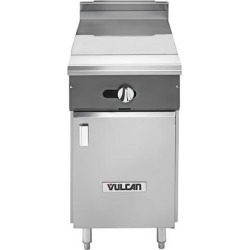 Vulcan V112HB-NAT V Series Natural Gas Heavy-Duty Range with 12" Hot Top and Cabinet Base - 30,000 BTU