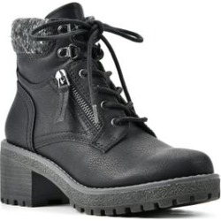 Women's Balance Bootie by Cliffs in Black Nubuck (Size 8 M) found on Bargain Bro from Ellos for USD $67.63
