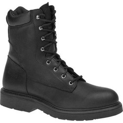 Work America Men's 8" Brawny Leather Work - 13 Black Boot E2