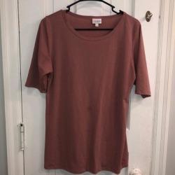 Lularoe Tops | Dusty Rose Lularoe | Color: Pink | Size: L found on Bargain Bro from poshmark, inc. for USD $3.04