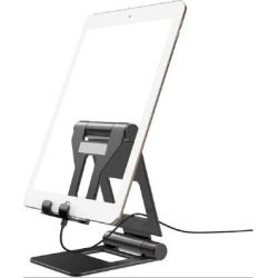 zhutreas Cell Phone/Tablet Stand, Phone Holder For Desk, Metal Iphone Stand Non-Slip Phone Stand Compatible w/ Iphone, All Mobile Phones, Switch found on Bargain Bro Philippines from Wayfair for $64.76
