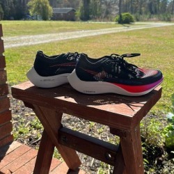 Nike Shoes | Nike Vaporfly Next% 2 Wom Shoe Blkcrim 8.5 B | Color: Black/Pink | Size: 8.5