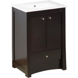 32-in. W Floor Mount Espresso Vanity Set For 3H4-in. Drilling - American Imanginations AI-1659 found on Bargain Bro from totally furniture for USD $981.15