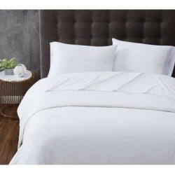 Truly Calm Antimicrobial Microfiber Sheet Set Polyester in White, Size 91.0 H x 71.0 W in | Wayfair SS3829WTTW-4700 found on Bargain Bro Philippines from Wayfair for $51.45