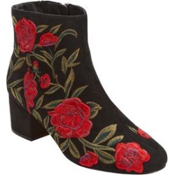 Women's The Sidney Bootie by Comfortview in Black Embroidery (Size 8 1/2 M) found on Bargain Bro from SwimsuitsForAll.com for USD $49.39
