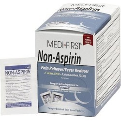 MEDI-FIRST 80333 Non-Aspirin,Tablet,325mg,PK100