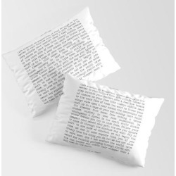 Courage King Size Pillow Sham by Summer Soul Co. - STANDARD SET OF 2 - Cotton