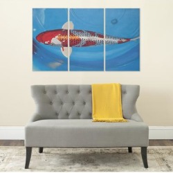 SAFAVIEH Go Fish Triptych Canvas Wall Art found on Bargain Bro Philippines from Overstock for $98.99