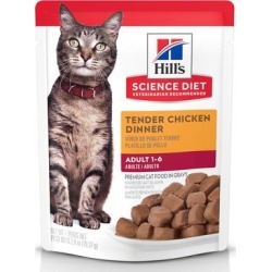 Hill's Science Diet Chicken Adult Wet Cat Food, 2.8 oz., Case of 24, 24 X 2.8 OZ