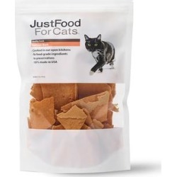 JustFoodForDogs Snacks Salmon Bark Cat Treats, 5 oz.