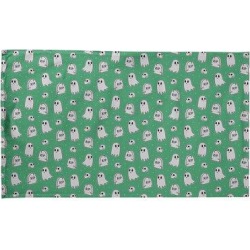 East Urban Home Classic Ghosts Pattern Tea Towel Cotton in Green | Wayfair ELI525-STWCP3 found on Bargain Bro Philippines from Wayfair for $63.21