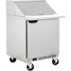 Beverage Air SPE27-12M-A 27" 1 Door Mega Top Refrigerated Sandwich Prep Table