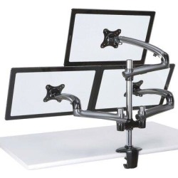 Cotytech Spring Arm Height Adjustable 3 Screen Desk Mount, Size 30.0 H x 22.0 W x 5.0 D in | Wayfair DM-GMT13-C50 found on Bargain Bro from Wayfair for USD $265.94