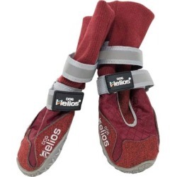 Dog Helios Red 'Traverse' Premium Grip High-Ankle Outdoor Dog Boots, Medium