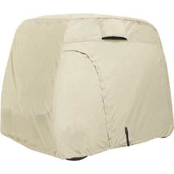 Arlmont & Co. Hanspeter 600D Waterproof Golf Cart Cover Universal Fits For Most Brand 4 Passenger Golf Cart Polyester in Brown Wayfair found on Bargain Bro from Wayfair for USD $111.71
