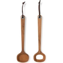 Nordic Salad Servers, Acacia Wood
