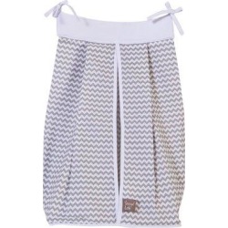 Trend Lab Ombre Dove Gray Chevron Diaper Stacker Cotton Blend, Size 12.0 W x 8.0 D in | Wayfair 100470 found on Bargain Bro from Wayfair for USD $27.35