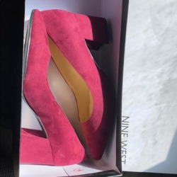 Nine West Shoes | Nine West Heels | Color: Pink | Size: 6 found on Bargain Bro from poshmark, inc. for USD $19.00