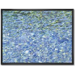East Urban Home Sunny Water w/ Transparent Waves Reflecting Gentle Sunshine II - Print on Canvas Metal in Blue/Green | Wayfair found on Bargain Bro from Wayfair for USD $112.00