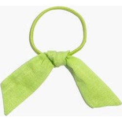 Madewell Accessories | Free With Purchase | Madewell Linen Bow Hair Tie | Color: Green | Size: Os found on Bargain Bro Philippines from poshmark, inc. for $15.00