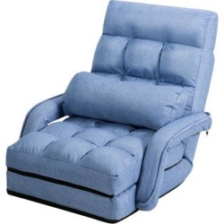 Trule Reclining Floor Game Chair in Blue, Size 29.0 H x 27.5 W x 26.0 D in | Wayfair 8C731003379041DA8A6F6B7F2DED5A50 found on Bargain Bro Philippines from Wayfair for $119.99
