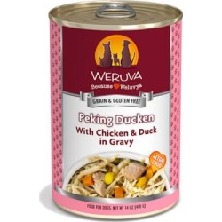 Weruva Classics Peking Ducken with Chicken & Duck in Gravy Wet Dog Food, 14 oz., Case of 12, 12 X 14 OZ