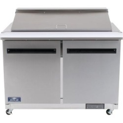 Arctic Air AMT48R 48" 2 Door Mega Top Refrigerated Sandwich Prep Table