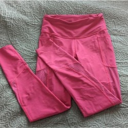 Victoria's Secret Pants & Jumpsuits | Hot Pink Leggings Total Knockout 4 | Color: Pink | Size: 4 found on Bargain Bro from poshmark, inc. for USD $19.00