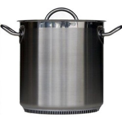 Turbo Pot Stainless Steel Stock Pot w/ Lid Stainless Steel in Gray, Size 11.5 H x 12.0 W in | Wayfair TPS5007