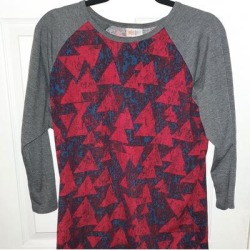 Lularoe Tops | 3$15 Lularoe Randy | Color: Blue/Red | Size: L found on Bargain Bro Philippines from poshmark, inc. for $8.00