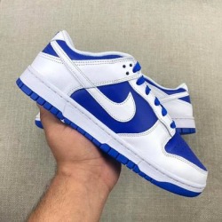 Nike Shoes | 2022 Nike Dunk Low Racer Blue | Color: Blue/White | Size: 9