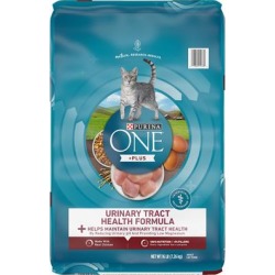 Purina ONE High Protein +Plus Urinary Tract Health Formula Adult Dry Cat Food, 16 lbs.
