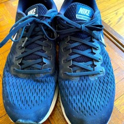 Nike Shoes | Euc Nike Air Zoom Pegasus 34 | Color: Blue/Silver | Size: 11