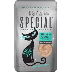 Tiki Cat Special Mousse Skin & Coat Salmon Wet Food, 2.4 oz., Case of 12, 12 X 2.4 OZ found on Bargain Bro from petco.com for USD $17.24