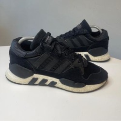 Adidas Shoes | Adidas Zx 930 X Eqt - Back - Lace Up Sneakers Shoes Casual - Mens Size 7.5 | Color: Black/White | Size: 7.5