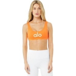 Alo Yoga Ambient Logo Bra - Orange - Alo Yoga Lingerie