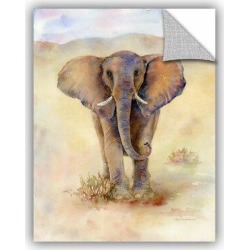 ArtWall Elephant Removable Wall Decal, Size 18.0 H x 14.0 W in | Wayfair 0aki159a1418p found on Bargain Bro from Wayfair for USD $20.51