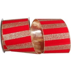 The Holiday Aisle® Striped Ribbon Fabric in Red, Size 4.0 H x 7.0 W x 7.0 D in | Wayfair BA1667BBBC0D44689EBB2C3CE0D31D9F found on Bargain Bro from Wayfair for USD $75.23
