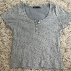Brandy Melville Tops | Brandy Top, Worn Once | Color: Blue | Size: S found on Bargain Bro from poshmark, inc. for USD $6.08