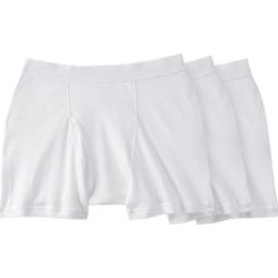 Men's Big & Tall Cotton Boxer Briefs 3-Pack by KingSize in White (Size 4XL) found on Bargain Bro Philippines from fullbeauty for $44.99